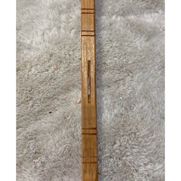 Vintage Handmade Bamboo Back Scratcher With String Loop 17" - Picture 3 of 6